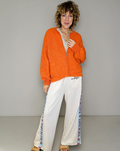 Mandarine Chenille Zip Jkt