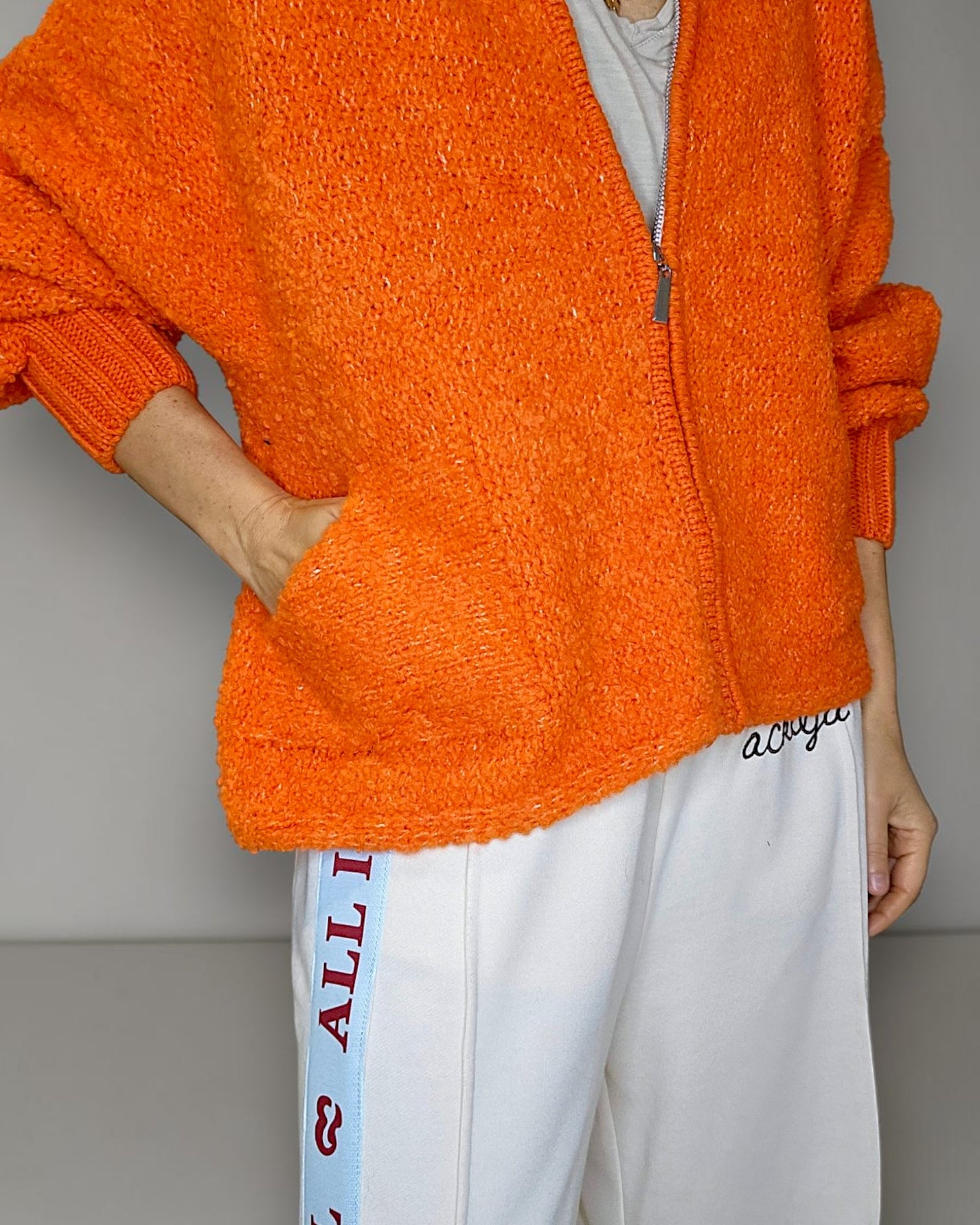 Mandarine Chenille Zip Jkt