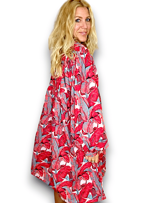 IDA IVY Avec Dress/Red Monstera image 2