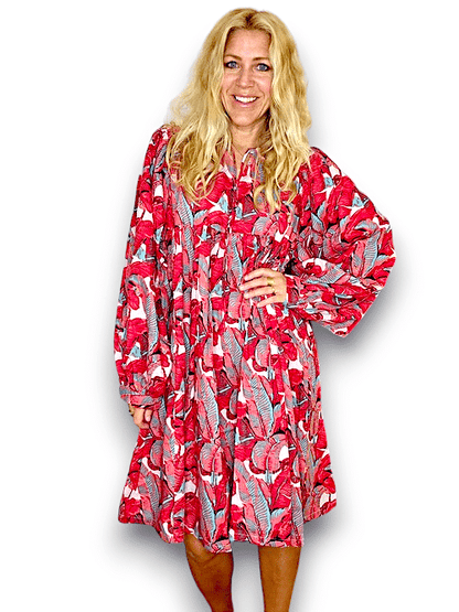 IDA IVY Avec Dress/Red Monstera image 5