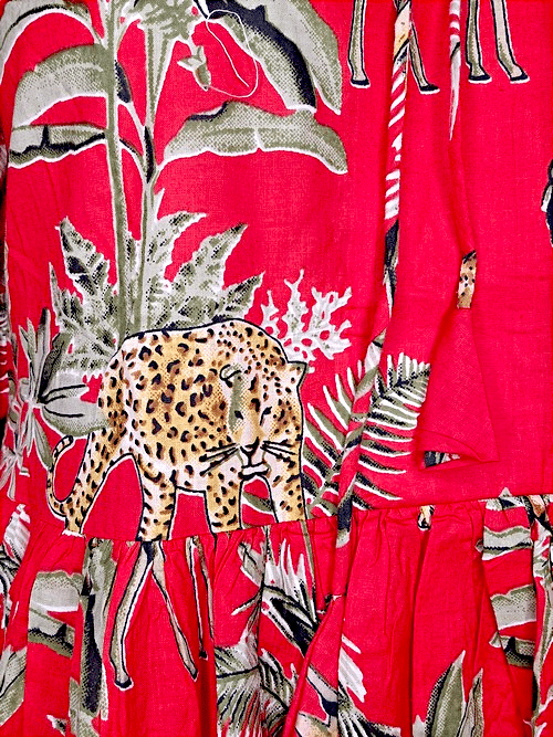 IDA IVY Pouf Sl Dress/Savann Red image 5