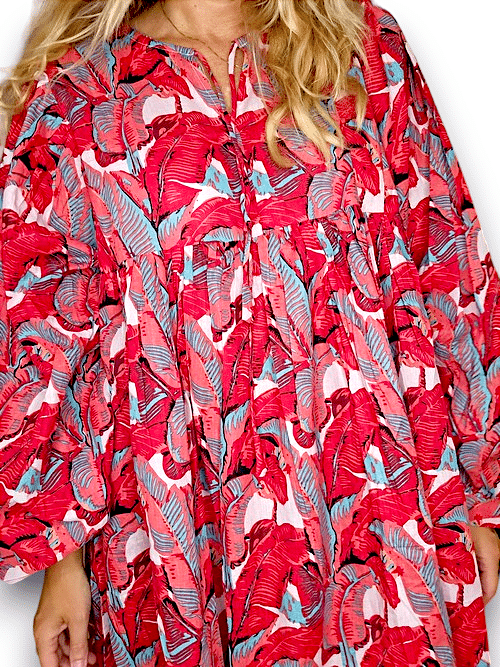 IDA IVY Avec Dress/Red Monstera image 4