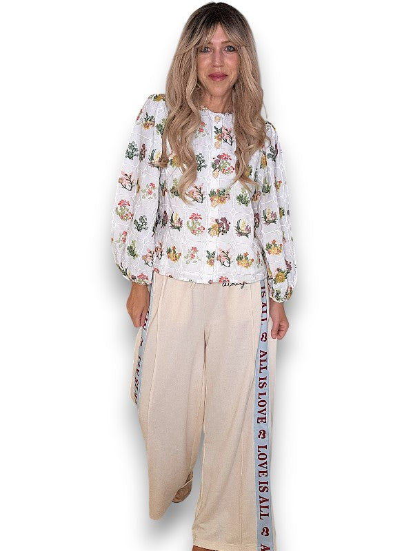 ACKLEJA Sand All is Love Sweatpants image 1
