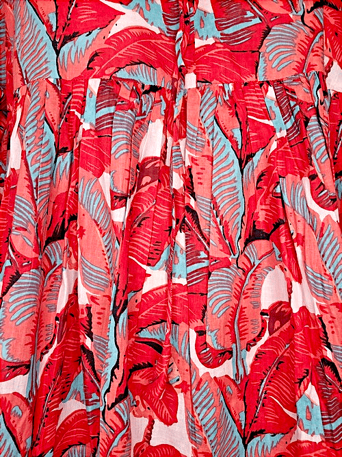 IDA IVY Avec Dress/Red Monstera image 3