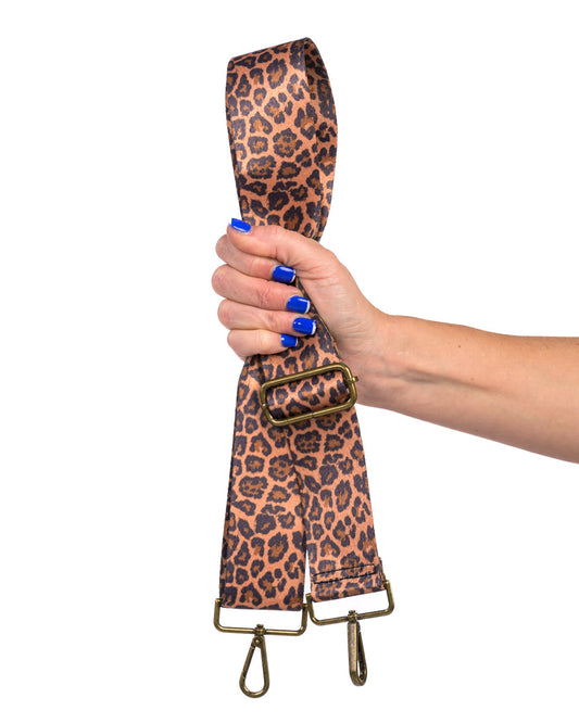 Satin Leopard | Dark Mandarine | Bagstrap