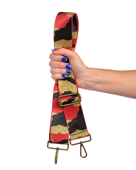 Metallic Camo | Red, Gold & Black | Bagstrap