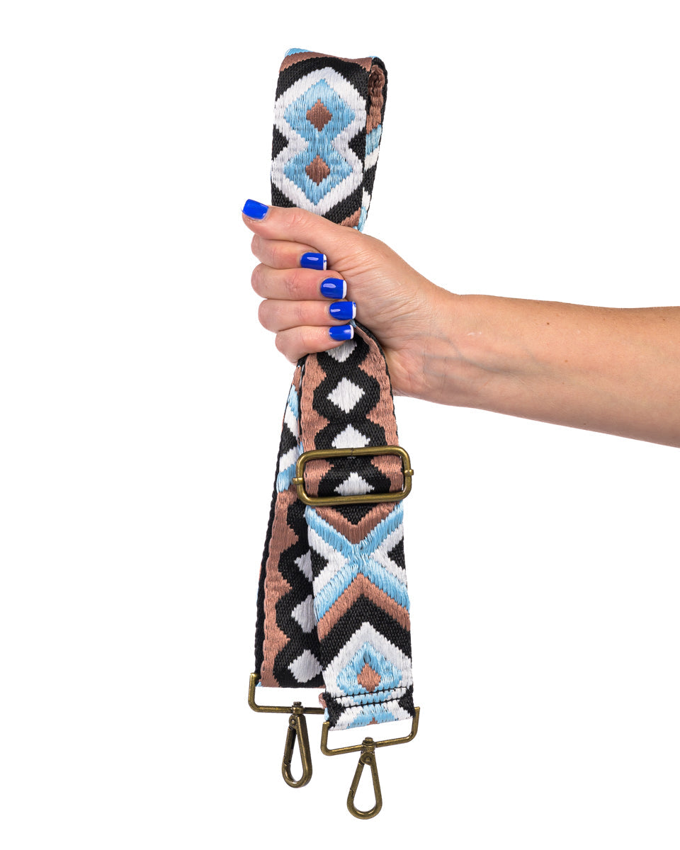 Aztec Boheme | Brown, Turqoise & Blue | Bagstrap