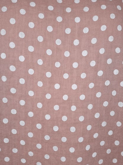 Baby Pink Polka Dot Button Sleeve Hem Dress