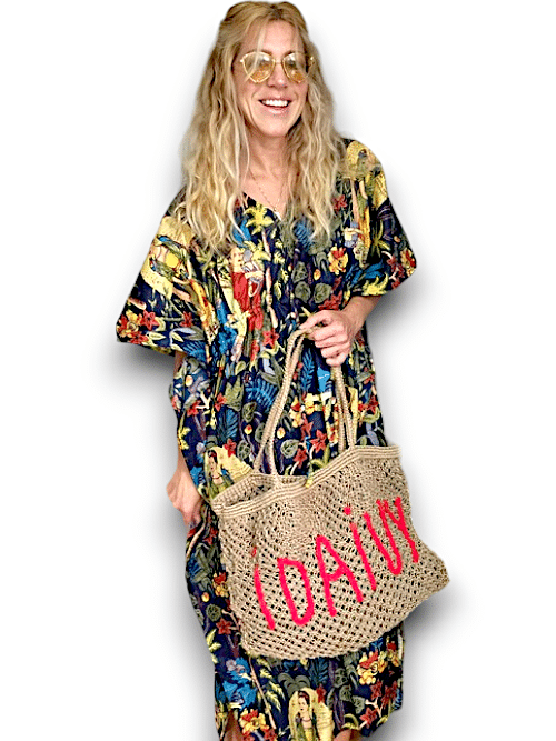 IDA IVY Resortwear-Kaftan-Frida/Black