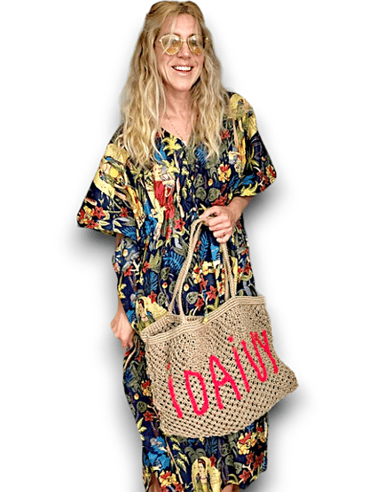 IDA IVY Resortwear-Kaftan-Frida/Black