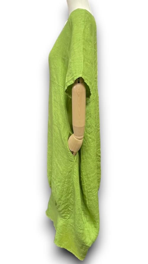 Ivy Green Plain Mid Sleeve Maxi Dress