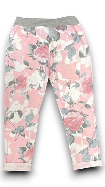 Pink Paper Rose Jogger