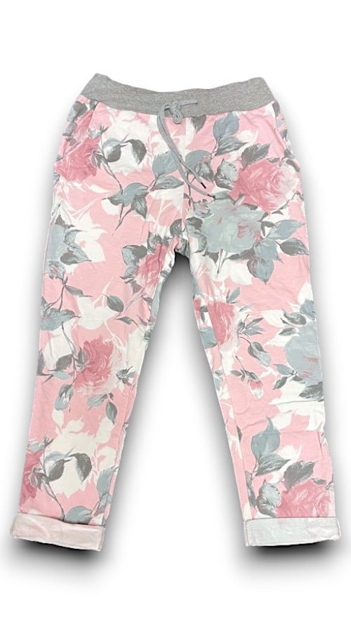 Pink Paper Rose Jogger