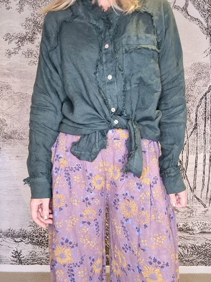 Plum Retro Windmill Pants