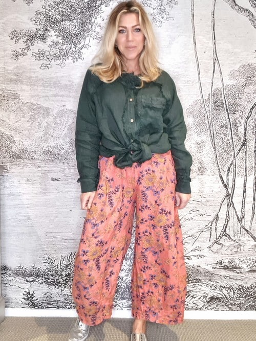 Apricot Retro Windmill Pants