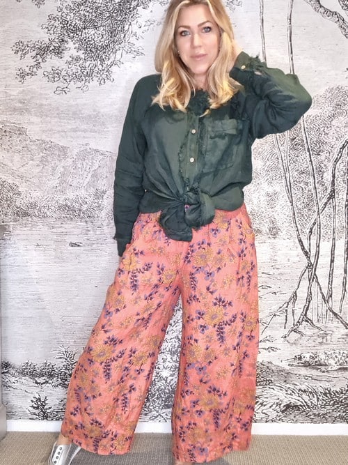 Apricot Retro Windmill Pants