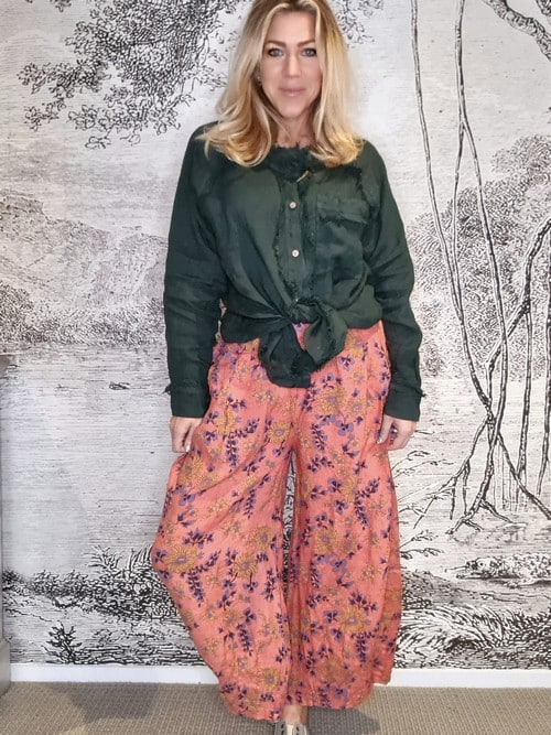 Apricot Retro Windmill Pants