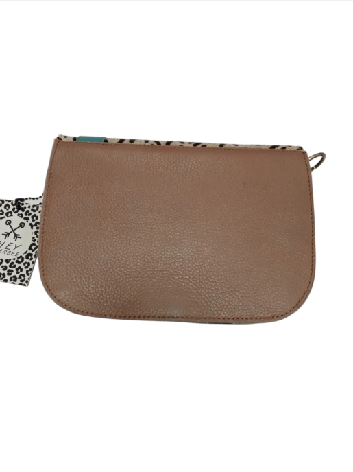 Hey Herbee Angler Leather Bag-AE1565 Pink Lipstick-3 line Print