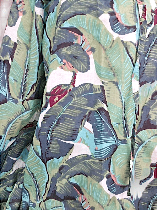 IDA IVY Pouf Sleeve Tunic-Monstera/Green image 5