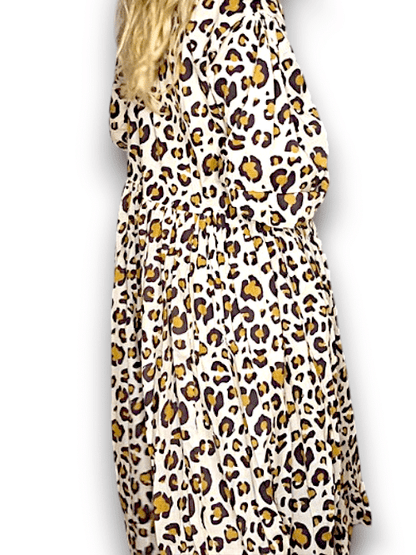 IDA IVY Pouf Sl Dress/Leopard image 6