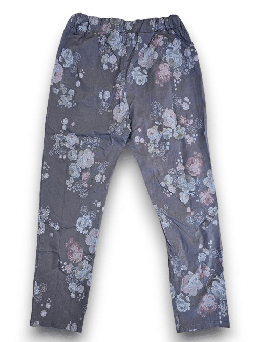 Navy High Tea Ripped Pants