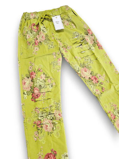 Avocado High Tea Ripped Pants