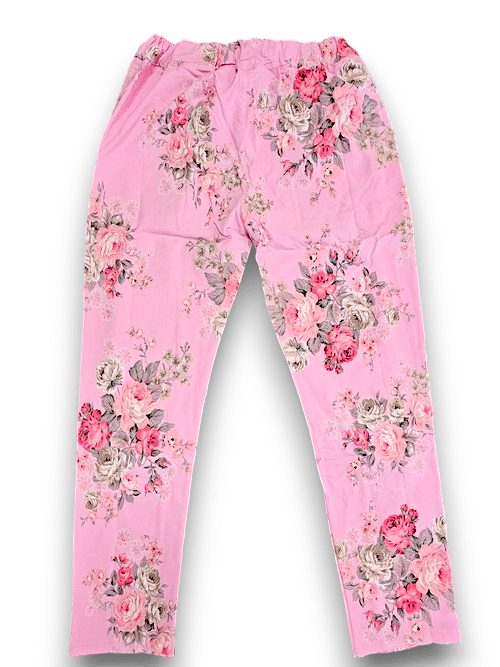 Bubbelgum Pink High Tea Ripped Pants