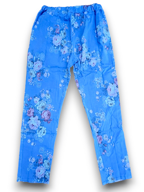 Cobalt High Tea Ripped Pants