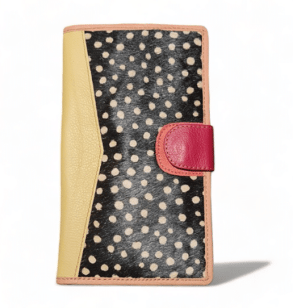Hey Herbee Nomad Large Wallet*Drk Yellow/Wht/Blk Dot