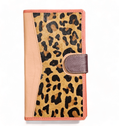 Hey Herbee Nomad Large Wallet Leather Bag-AE1649-Brick/Tan Blk Print
