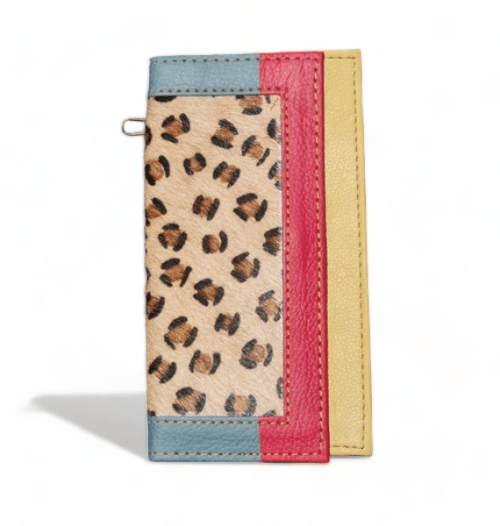 Hey Herbee Frame Wallet-AE1699-Blue/Red/Nougat-Drk Oat Mini Leopard
