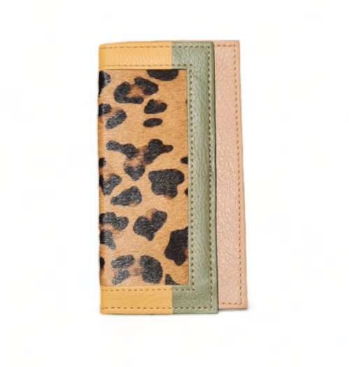 Hey Herbee Frame Wallet-AE1699-Brown/Green/Nougat-Brwn Leopard