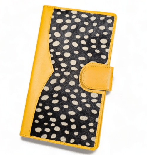 Hey Herbee Nomad Large Wallet Bright Mustard/Dots