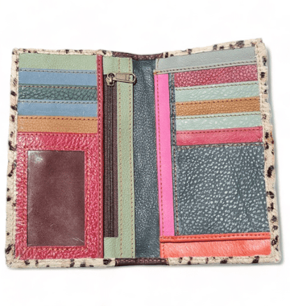 Hey Herbee Ruby Leather Wallet-AE1649 Brwn-light print