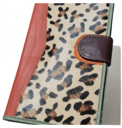 Hey Herbee Nomad Large Wallet Leather Bag-AE1649-Lght Tan/Green trim