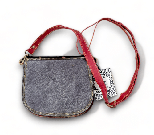 Hey Herbee Leather Bag-Mini Macbeth/Red/Blk Brwn Dot
